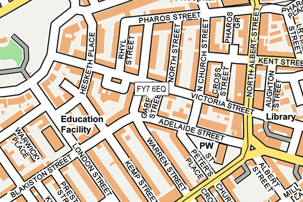 FY7 6EQ map - OS OpenMap – Local (Ordnance Survey)