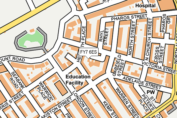 FY7 6ES map - OS OpenMap – Local (Ordnance Survey)