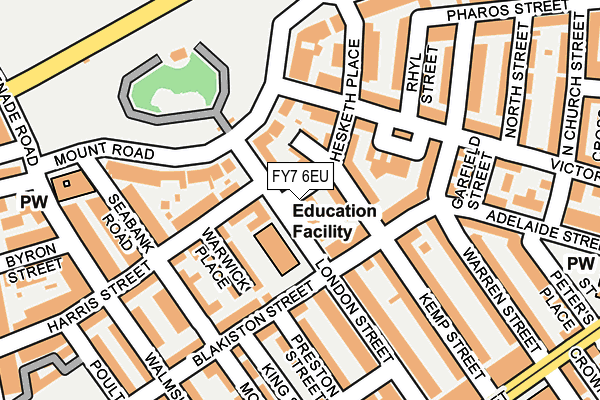 FY7 6EU map - OS OpenMap – Local (Ordnance Survey)