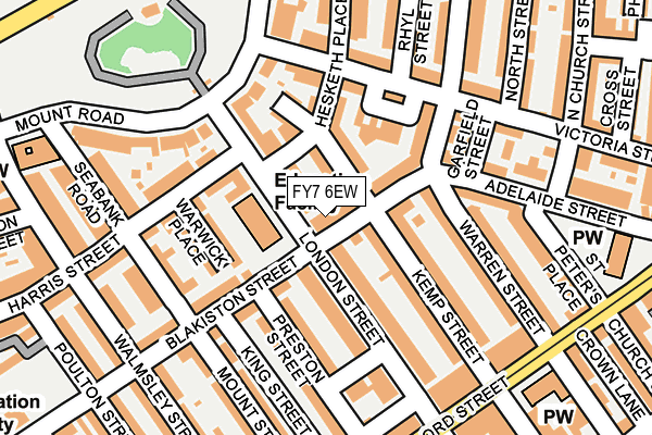FY7 6EW map - OS OpenMap – Local (Ordnance Survey)
