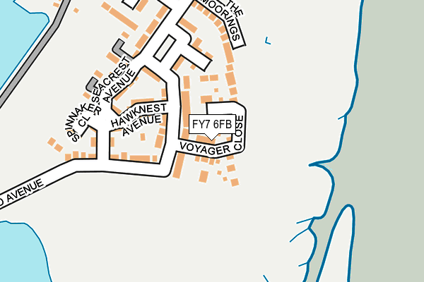 FY7 6FB map - OS OpenMap – Local (Ordnance Survey)