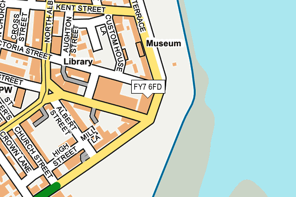 FY7 6FD map - OS OpenMap – Local (Ordnance Survey)