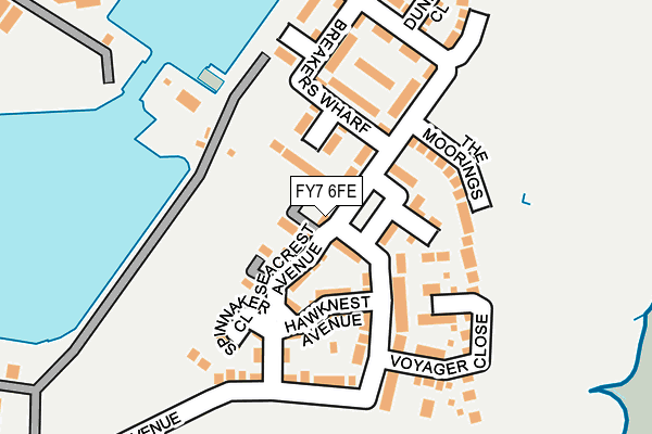 FY7 6FE map - OS OpenMap – Local (Ordnance Survey)