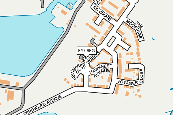 FY7 6FG map - OS OpenMap – Local (Ordnance Survey)