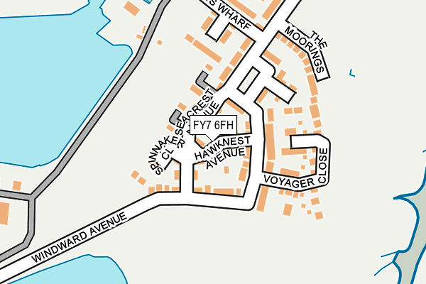 FY7 6FH map - OS OpenMap – Local (Ordnance Survey)