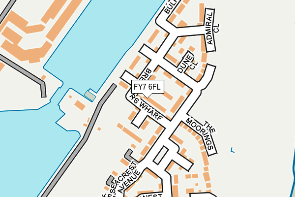 FY7 6FL map - OS OpenMap – Local (Ordnance Survey)
