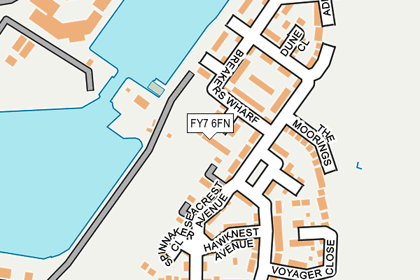 FY7 6FN map - OS OpenMap – Local (Ordnance Survey)