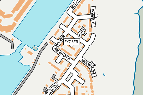 FY7 6FR map - OS OpenMap – Local (Ordnance Survey)