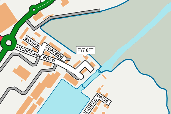 FY7 6FT map - OS OpenMap – Local (Ordnance Survey)