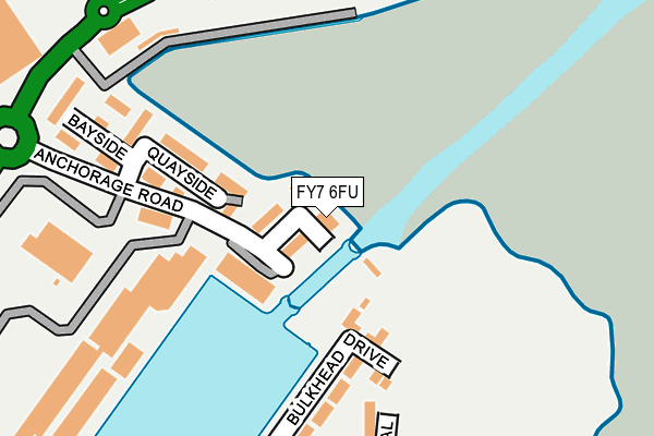 FY7 6FU map - OS OpenMap – Local (Ordnance Survey)