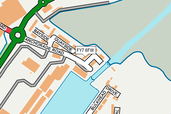 FY7 6FW map - OS OpenMap – Local (Ordnance Survey)