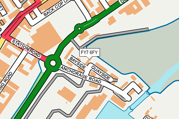 FY7 6FY map - OS OpenMap – Local (Ordnance Survey)