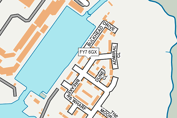 FY7 6GX map - OS OpenMap – Local (Ordnance Survey)