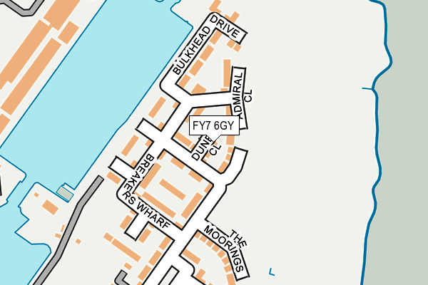 FY7 6GY map - OS OpenMap – Local (Ordnance Survey)
