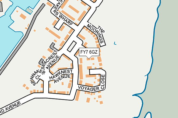 FY7 6GZ map - OS OpenMap – Local (Ordnance Survey)