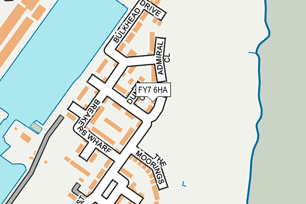 FY7 6HA map - OS OpenMap – Local (Ordnance Survey)