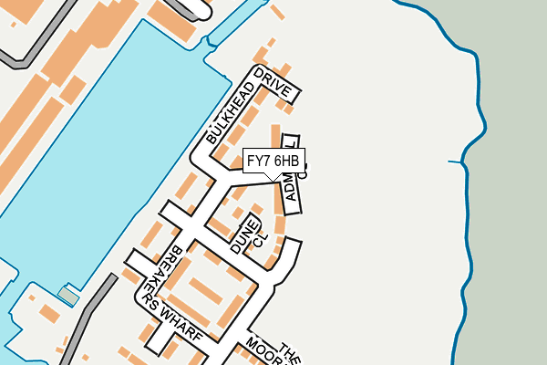 FY7 6HB map - OS OpenMap – Local (Ordnance Survey)