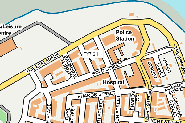 FY7 6HH map - OS OpenMap – Local (Ordnance Survey)