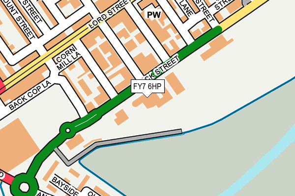 FY7 6HP map - OS OpenMap – Local (Ordnance Survey)