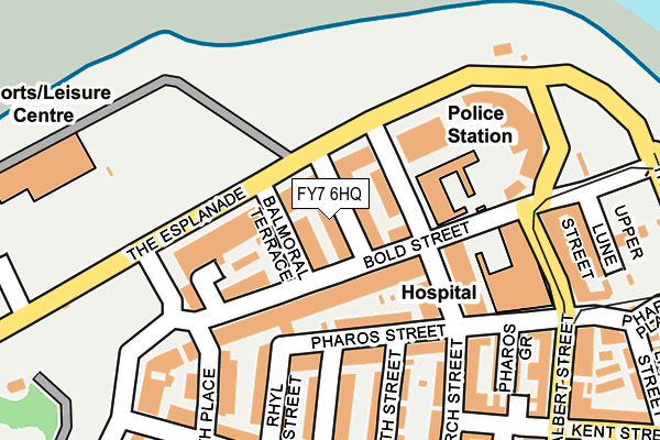 FY7 6HQ map - OS OpenMap – Local (Ordnance Survey)