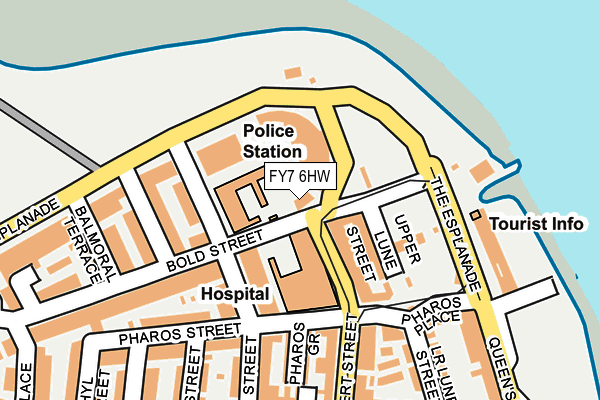 FY7 6HW map - OS OpenMap – Local (Ordnance Survey)