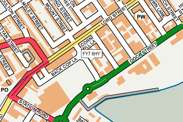 FY7 6HY map - OS OpenMap – Local (Ordnance Survey)