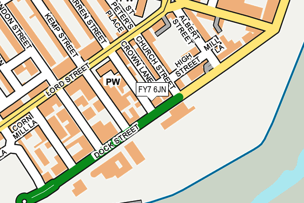 FY7 6JN map - OS OpenMap – Local (Ordnance Survey)