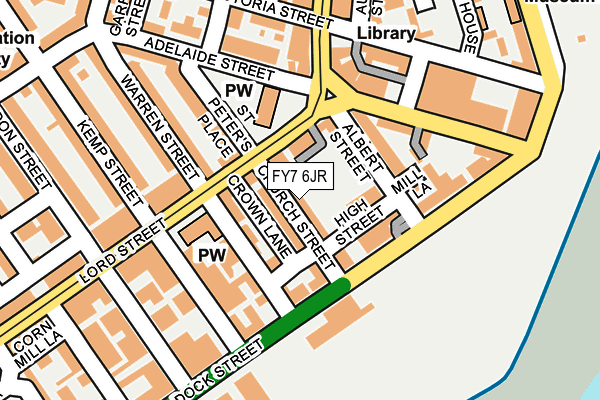 FY7 6JR map - OS OpenMap – Local (Ordnance Survey)