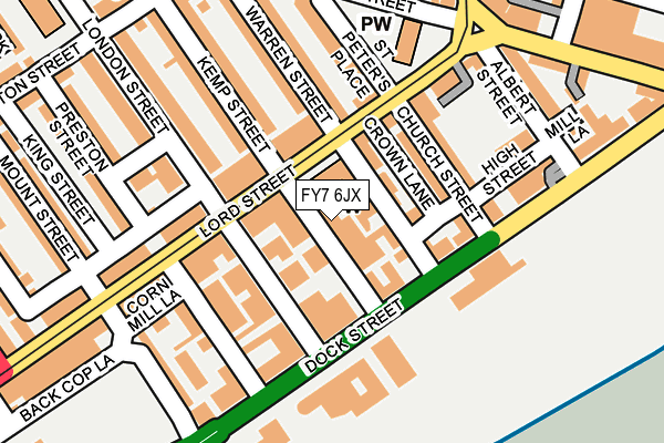 FY7 6JX map - OS OpenMap – Local (Ordnance Survey)