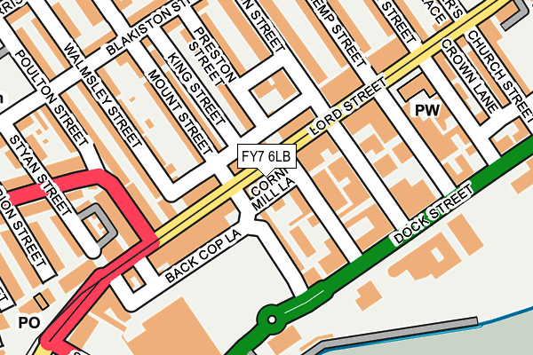 FY7 6LB map - OS OpenMap – Local (Ordnance Survey)