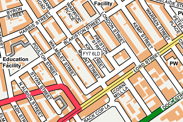 FY7 6LD map - OS OpenMap – Local (Ordnance Survey)