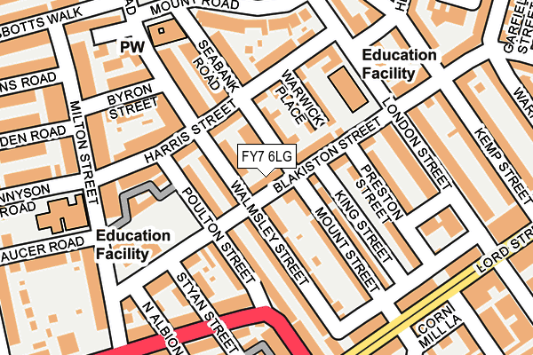 FY7 6LG map - OS OpenMap – Local (Ordnance Survey)