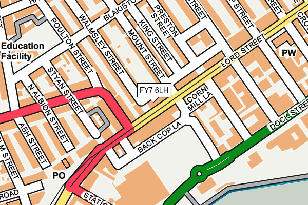 FY7 6LH map - OS OpenMap – Local (Ordnance Survey)