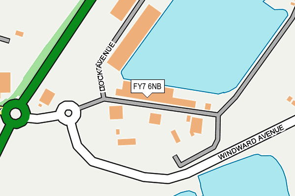 FY7 6NB map - OS OpenMap – Local (Ordnance Survey)