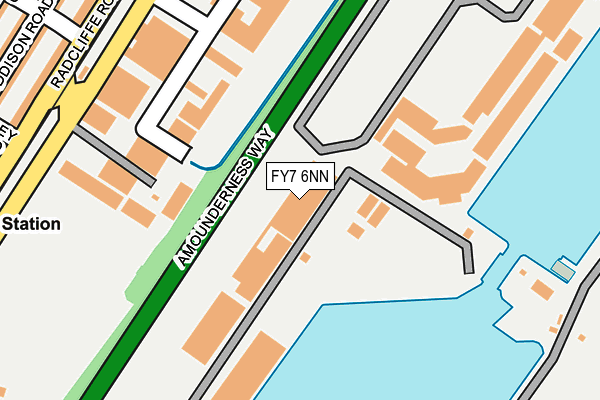 FY7 6NN map - OS OpenMap – Local (Ordnance Survey)