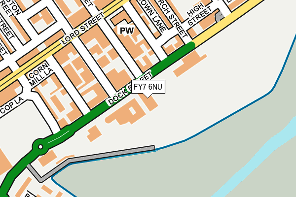 FY7 6NU map - OS OpenMap – Local (Ordnance Survey)