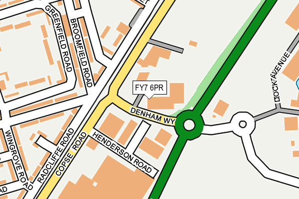 FY7 6PR map - OS OpenMap – Local (Ordnance Survey)