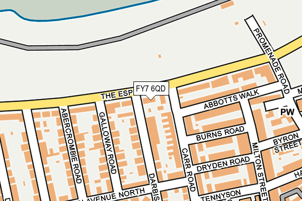 FY7 6QD map - OS OpenMap – Local (Ordnance Survey)