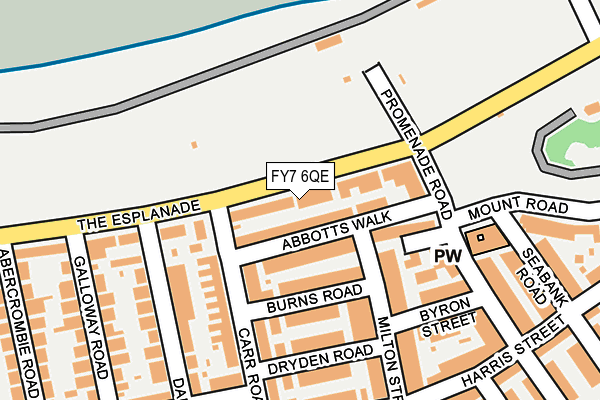 FY7 6QE map - OS OpenMap – Local (Ordnance Survey)