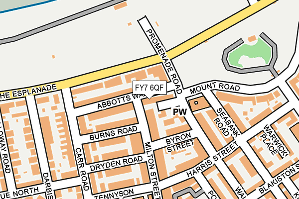 FY7 6QF map - OS OpenMap – Local (Ordnance Survey)
