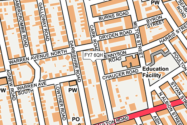 FY7 6QH map - OS OpenMap – Local (Ordnance Survey)