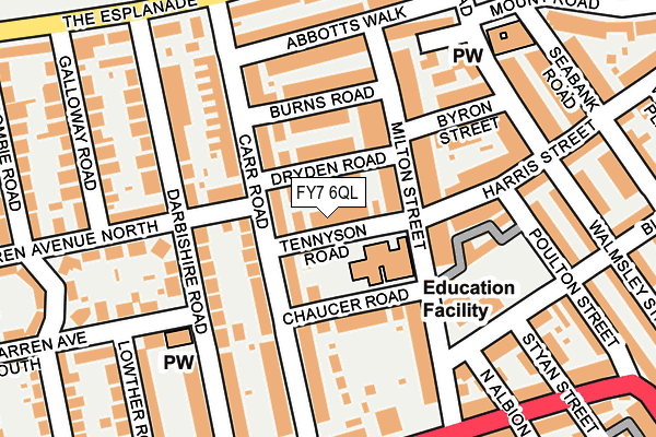 FY7 6QL map - OS OpenMap – Local (Ordnance Survey)