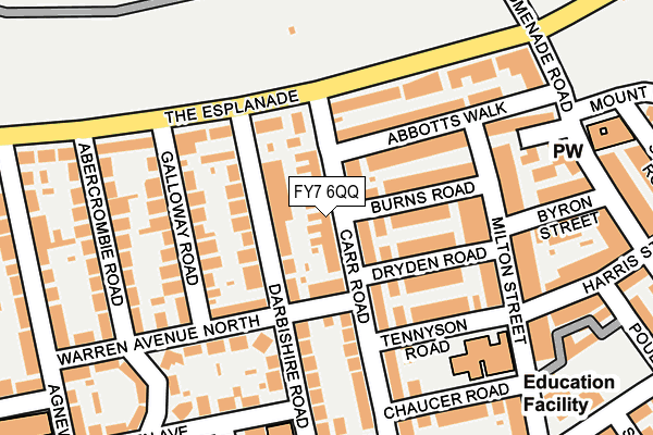 FY7 6QQ map - OS OpenMap – Local (Ordnance Survey)
