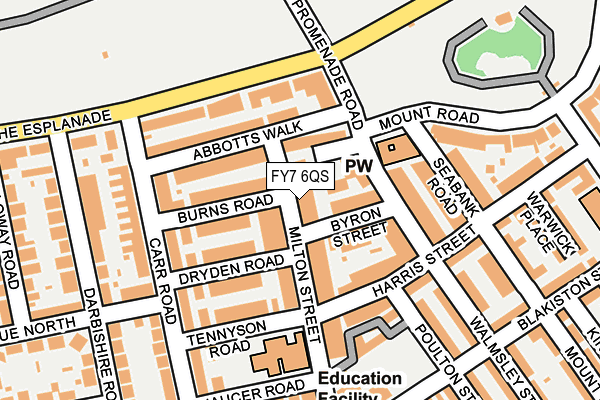 FY7 6QS map - OS OpenMap – Local (Ordnance Survey)