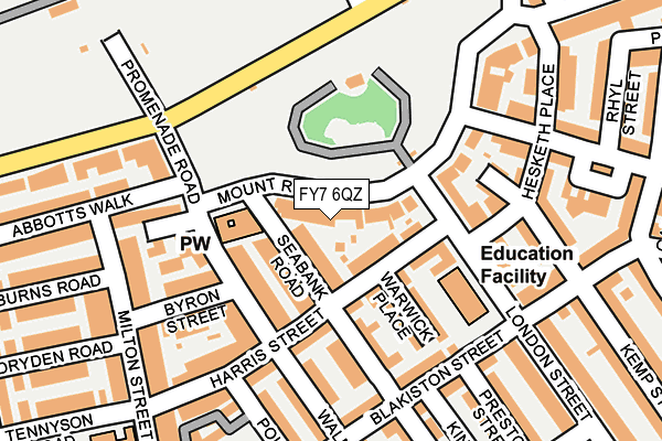 FY7 6QZ map - OS OpenMap – Local (Ordnance Survey)