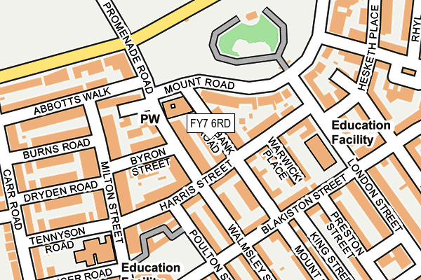 FY7 6RD map - OS OpenMap – Local (Ordnance Survey)
