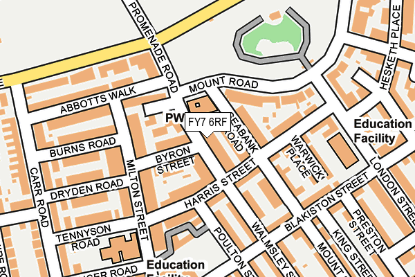 FY7 6RF map - OS OpenMap – Local (Ordnance Survey)