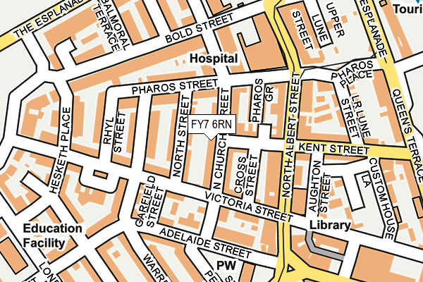 FY7 6RN map - OS OpenMap – Local (Ordnance Survey)