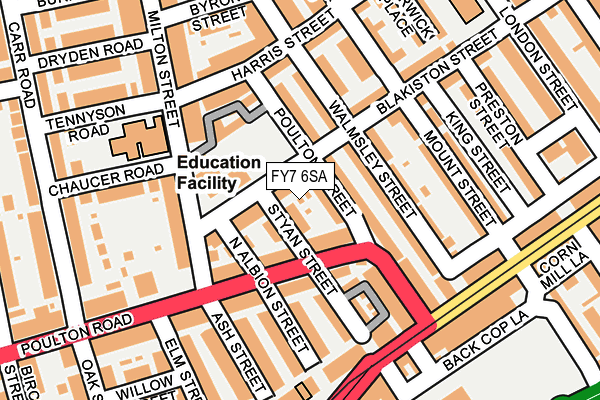 FY7 6SA map - OS OpenMap – Local (Ordnance Survey)