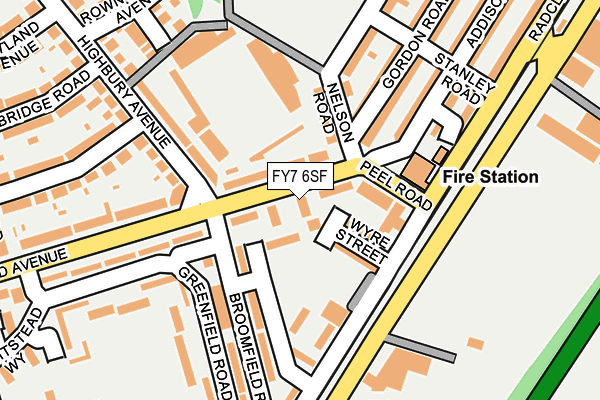 FY7 6SF map - OS OpenMap – Local (Ordnance Survey)